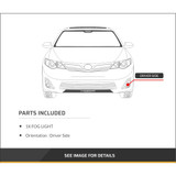 CarLights360: For Chrysler Sebring Fog Light Assembly 2001-2006 Driver Side w/ Bulbs DOT Certified Replacement For CH2592122 (Vehicle Trim: Sedan Sedan) (CLX-M0-19-5615-00-1-CL360A2)