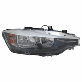 CarLights360: For BMW 328i xDrive Headlight Assembly 2016 2017 Passenger Side w/o Logo Halogen Type BM2519166 (CLX-M0-20-9815-00-CL360A6)