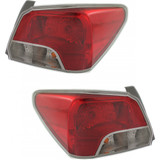 CarLights360: For 2012 2013 2014 Subaru Impreza Tail Light Assembly Driver and Passenger Side CAPA Certified  - Replaces SU2818103 (Vehicle Trim: Sedan) (PLX-M0-11-6500-01-9-CL360A1)