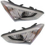 CarLights360: Fits 2013 2014 2015 2016 Hyundai Santa Fe Sport Headlight Assembly Driver and Passenger Side DOT Certified w/Bulbs - Replaces HY2502169 HY2503169 (Vehicle Trim: Sport Utility) (PLX-M0-20-9380-00-1-CL360A1)