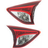 CarLights360: For 2013 2014 2015 2016 Mazda CX-5 Tail Light Assembly Driver and Passenger Side DOT Certified w/Bulbs Halogen Type - Replaces MA2802108 MA2803108 (PLX-M0-17-5428-00-1-CL360A1)