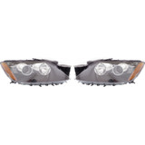 For Mazda CX-7 Headlight Assembly 2012 Pair Driver and Passenger Side | w/o Bulbs and Ballast | w/ HID | MA2518165 (PLX-M1-315-1136LMUSHM7)