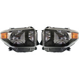 For 2015 2016 2017 Toyota Tundra TRD PRO Headlights Pair Driver and Passenger Side DOT Certified Replaces TO2502235 TO2503235 (PLX-M1-311-11D8LMAFM2)