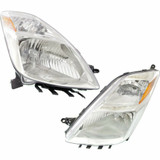 For 2004-2005 Toyota Prius Driver and Passenger w/o bulbs and ballast Headlight Assembly With HID TO2502161 (PLX-M1-311-1184LMUSHM)