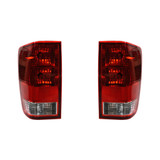 For Nissan Titan Rear Tail Light Assembly 2004-2015 Pair Driver and Passenger Side w/ utility compartment DOT Replaces: NI2800166 + NI2801166 (PLX-M1-314-1948L3AF)