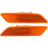 CarLights360: For Kia Magentis Side Marker Light 2006 07 08 2009 Pair Driver and Passenger Side w/ Bulbs Replaces KI2550106 + KI2551106 (PLX-M1-322-1406L-AS-CL360A1)