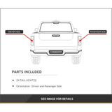 CarLights360: For Kia Sportage Tail Light 2009 2010 Pair Driver and Passenger Side w/ Bulbs Replaces KI2818100 + KI2819100 (PLX-M1-322-1932L-AS-CL360A1)