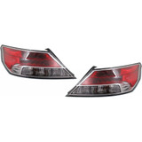 CarLights360: For Acura TL Tail Light 2009 2010 2011 Pair Driver and Passenger Side w/ Bulbs Replaces AC2800115 + AC2801115 (PLX-M1-326-1905L-AS-CL360A1)