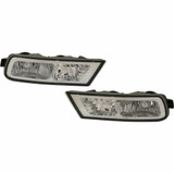 CarLights360: For Acura MDX Fog Light 2010 11 12 2013 Pair Driver and Passenger Side Replaces AC2594101 + AC2595101 (PLX-M1-326-2008L-US-CL360A1)