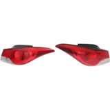 CarLights360: For Hyundai Elantra Tail Light 2011 2012 2013 Pair Driver and Passenger Side HY2804120 | HY2805120 (PLX-M1-320-1953L-AS-CL360A1)