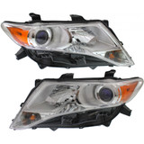 For Toyota Venza 2009-2012 Headlight Assembly HID Type Pair Driver and Passenger Side (DOT Certified) TO2502192, TO2503192 (PLX-M1-311-11B6LMAFHM)