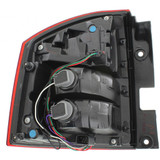 CarLights360: For Jeep Compass Tail Light Assembly 2014-2017 Passenger Side w/ Bulbs DOT Certified | CH2801204 (CLX-M1-332-1964R-AFN-CL360A1)