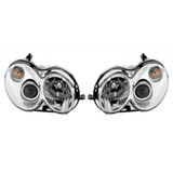 For Mercedes-Benz CLK350 Headlight Assembly 2006 07 08 2009 Pair Driver and Passenger w/o bulbs and ballastFor MB2518102 (PLX-M1-339-1132LMUSHM)