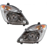 CarLights360: For Mercedes-Benz Sprinter 2500 Headlight 2010 2011 2012 2013 Pair Driver and Passenger Side CAPA Certified For MB2502191 | MB2503191 (PLX-M1-339-1150L-AC-CL360A1)