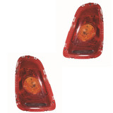 CarLights360: For Mini Cooper Tail Light 2007 08 09 2010 Pair Driver and Passenger Side w/ Bulbs Replaces MC2800103 + MC2801103 (PLX-M1-881-1908L-AQ-YR-CL360A1)