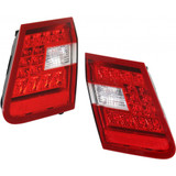 CarLights360: For Mercedes-Benz E63 AMG Back Up Tail Light 2010 11 12 2013 Pair Driver and Passenger Side | w/ Bulbs | MB2802105 + MB2803105 (PLX-M1-439-1310L-AQ-CL360A3)