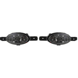 CarLights360: For Infiniti JX35 Fog Light 2013 Pair Driver and Passenger Side w/ Bulbs DOT Certified Replaces NI2592122 + NI2593122 (PLX-M1-550-2008L-AF-CL360A2)