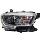 CarLights360: For 2016 2017 TOYOTA TACOMA Head Light Assembly Passenger Side w/Bulbs (Black Housing) - (DOT Certified) Replacement for TO2503243 (CLX-M1-311-11AER-AF2-CL360A1)