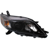 CarLights360: For 2011 2012 2013 2014 TOYOTA SIENNA Head Light Assembly Passenger Side w/Bulbs (Black Housing) - (CAPA Certified) Replacement for TO2503207 (CLX-M1-311-11C2R-AC2-CL360A1)
