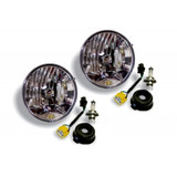 KC HiLiTES For Jeep Wrangler JK 2018 Headlight Conversion Kit Pair Includes DOT | H13 to H4 Connectors (TLX-kcl42302-CL360A71)