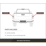 Xtune For Dodge Ram 1500/2500/3500 1994-2002 Tail Lights Pair ALT-ON-DRAM94-LED-SM | 5012807