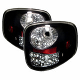 Spyder For Ford F150 Heritage 2004 LED Tail Lights Pair Black ALT-YD-FF15097FS-LED-BK | 5003409