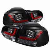 Spyder For Volkswagen GTI 2010-2012 LED Tail Lights Pair Black ALT-YD-VG10-LED-BK | 5008176