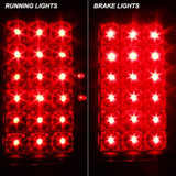 Xtune For Ford F-450/F-550 1999-2007 Tail Lights Pair LED ALT-JH-FF15097-LED-BK | 9027635