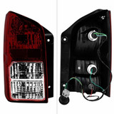 Xtune For Nissan Pathfinder 2005-2012 Tail Light Pair Red Smoked ALT-JH-NP05-OE-RSM | 9034152