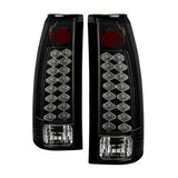 Spyder For GMC C2500 Suburban 1992 LED Tail Lights Black ALT-YD-CCK88-LED-BK | (TLX-spy5001351-CL360A79)