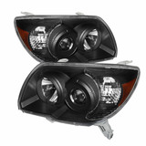 Xtune For Toyota 4Runner 2006-2009 Headlight Pair Crystal Black HD-JH-T4R06-AM-BK | 9023378