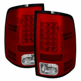 Spyder For Ram 1500/ 2500/ 3500 2013-2018 LED Tail Lights Pair LED Model Red Clear | 5077547