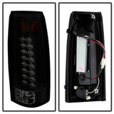 Spyder For GMC Yukon 1999 2000 LED Tail Lights Pair Black Smoke ALT-YD-CCK88-LED-BSM | 5077981