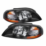 Xtune For Ford Windstar 1999-2003 Headlight Pair Crystal Black HD-JH-FWIN99-AM-BK | 9025440