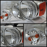 xTune For Ford F150 04-08 Amber Crystal Headlights Pair Chrome HD-JH-FF15004-AM-C | 5069825