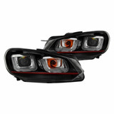 Spyder For Volkswagen Golf R 2012 2013 Version 3 Projector Headlights Pair Black | 5082046