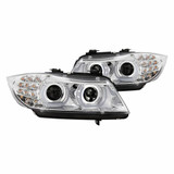 Spyder For BMW 335d 2009 2010 2011 | 4DR Projector Headlights Pair Halogen LED | 5086471