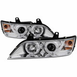 Spyder For BMW Z3 1996-2002 Projector Headlights Pair | LED Halo Chrome High Low | 5009098