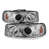 Spyder For GMC Sierra 1500/2500 HD Classic 2007 Projector Headlights Pair | Chrome | 5009364