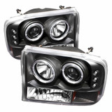 Spyder For Ford Excursion 2000-2005 Projector Headlights Pair | LED Black | 5010339