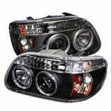 Spyder For Ford Explorer 1995-2001 Projector Headlights Pair | LED Halo Black | 5010131
