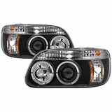 Spyder For Ford Explorer 1995-2001 Projector Headlights Pair | LED Halo Black | 5010131