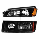 xTune For Chevy Avalanche 2002-2006 w/Cladding OEM Bumper light Pair & Headlight Pair Pair | 9040641