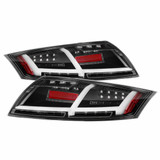 Spyder For Audi TT 2008-2009 Tail Lights Pair LED Black ALT-YD-ATT07-LED-BK | 5081674