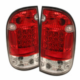 Spyder For Toyota Tacoma 1995-2000 Tail Lights Pair LED Red Clear ALT-YD-TT95-LED-RC | 5008022