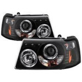 Spyder For Ford Ranger 1Pc 2001-2011 Projector Headlights Pair LED Halo LED Chrome | 5010506