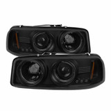 Spyder For GMC Yukon/Yukon XL 1500 2000-2006 Projector Headlights Pair LED Halo | 5078292