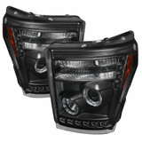 Spyder For Ford F-250 / F-350 Super Duty 2011-2016 Projector Headlights Pair LED Halo | 5070272