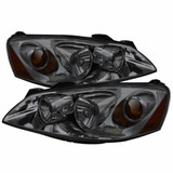 Xtune For Pontiac G6 05-10 (Fit w/Amber Turn Signal) Crystal Headlights Pair Smoke | 9023682