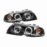Spyder For BMW E46 3-Series 1999-2003 Projector Headlights Pair 2Dr 1Pc LED Halo LED | 5008923
